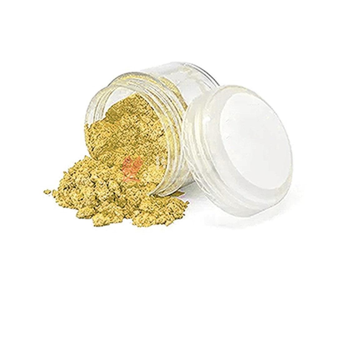 Bake Haven Glitter dust, Nontoxic Matte Finish Color - Gold, 4 gm - Bakeyy.com - India - Bake Haven Glitter dust, Nontoxic Matte Finish Color - Gold, 4 gm - Bake Haven / Gold