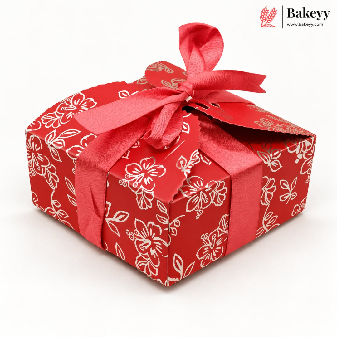 Gift Box | Pack Of 10 | Chocolate Packing Box | Return Gift Box | Red Colour | Large