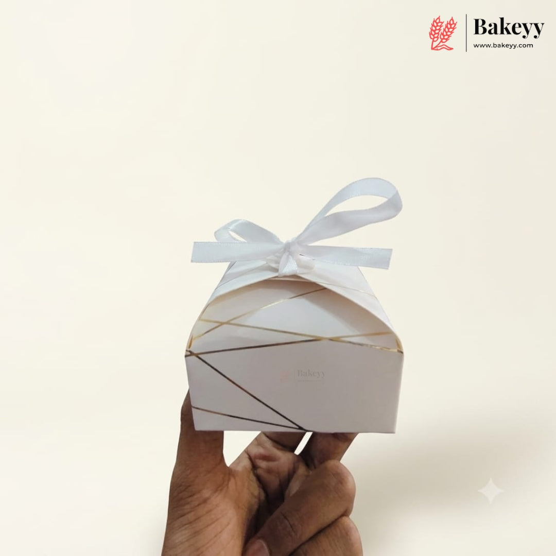 Striped Style Gift Box | Pack Of 10 | Wedding Gift Box | Candy Box | Return Gift Box |