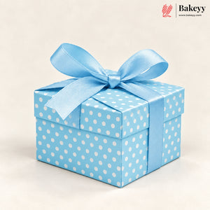 Luxury Polka Dot Goodie Boxes | Elegant Printed Gift Boxes with Ribbons | Pack of 10