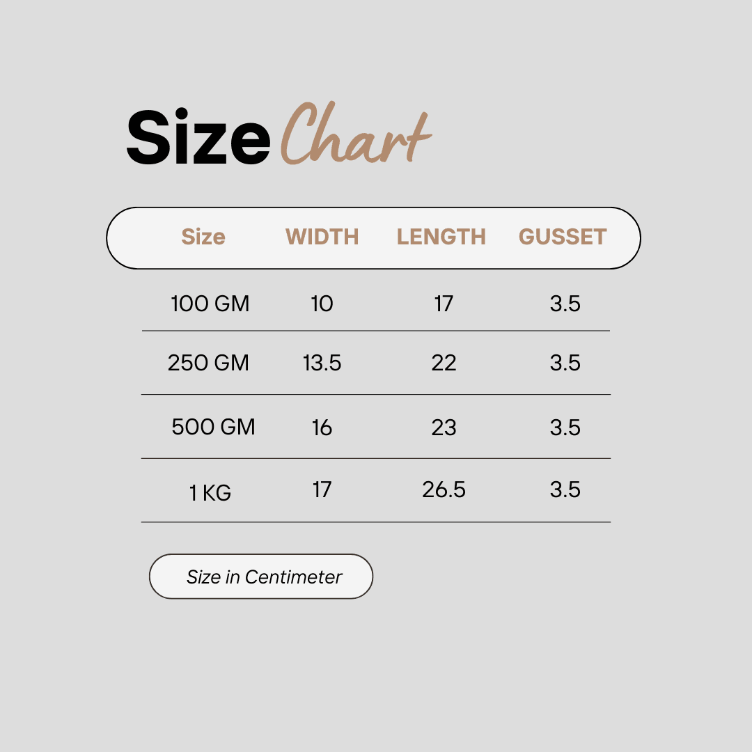 Zip Lock Pouch | Silver Pouch Without Window | Customized Printing - Bakeyy.com - India - Zip Lock Pouch | Silver Pouch Without Window | Customized Printing - Pack of 1000 / 10x17 CM - 100 gm