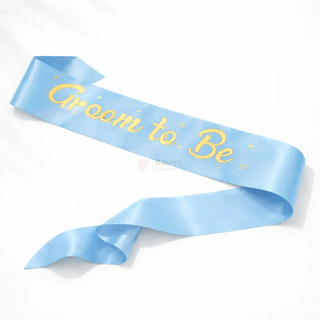 GroomtoBeSatinSashPremiumPartyCelebrationSash_3 - Bakeyy.com