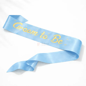 GroomtoBeSatinSashPremiumPartyCelebrationSash_3 - Bakeyy.com
