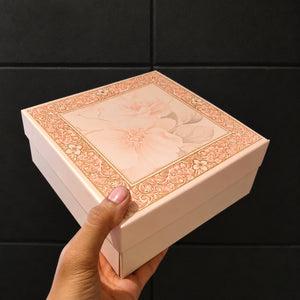 Floral Printed Rigid Hamper Box | 2 Designs | 3 Sizes | Pack of 1