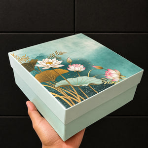 Floral Printed Rigid Hamper Box | 2 Designs | 3 Sizes | Pack of 1