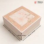 Floral Printed Rigid Hamper Box | 2 Designs | 3 Sizes | Pack of 1