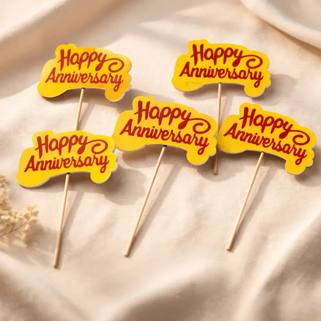 HappyAnniversaryCakeTopper_2 - Bakeyy.com