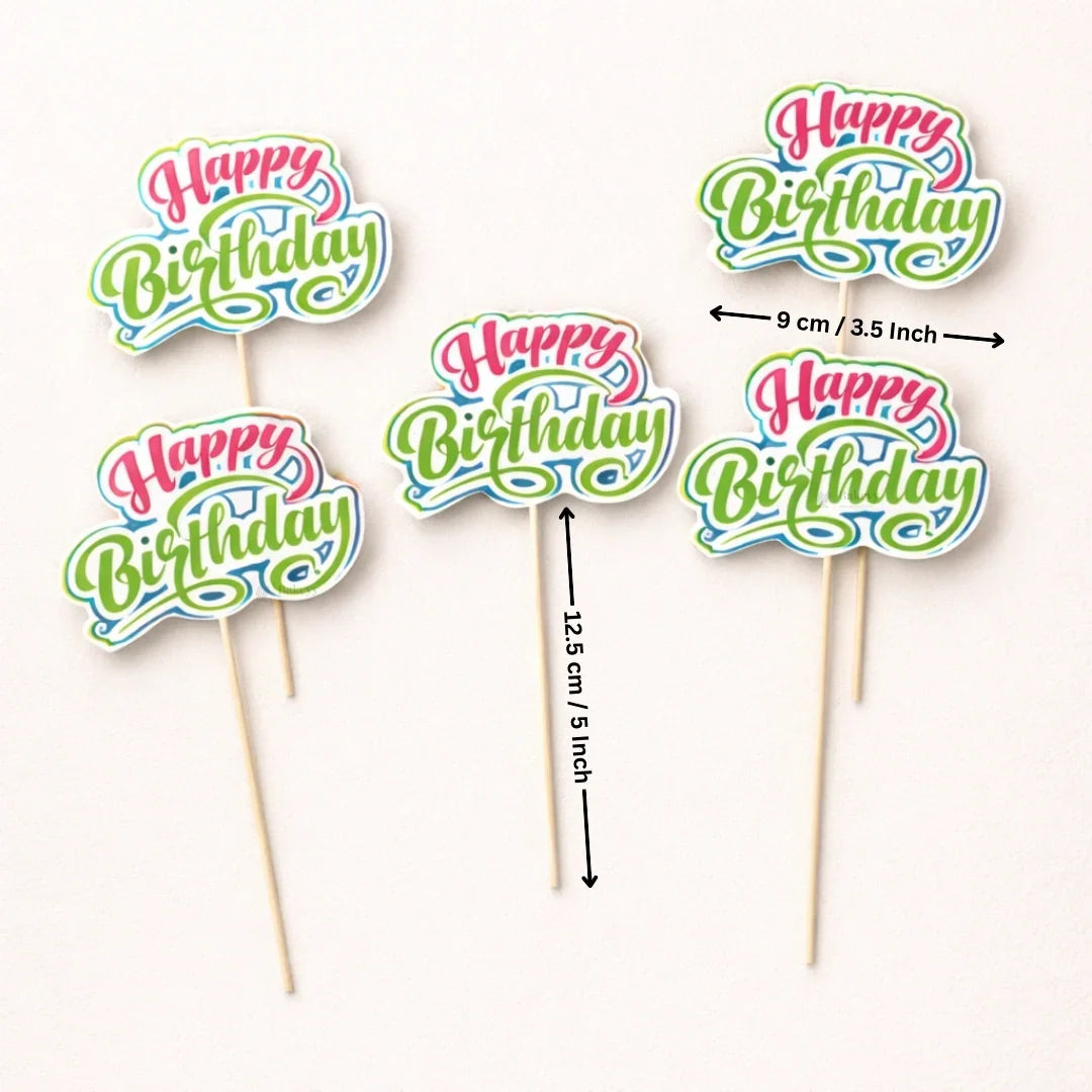 HappyBirthdayCakeToppers - Bakeyy.com
