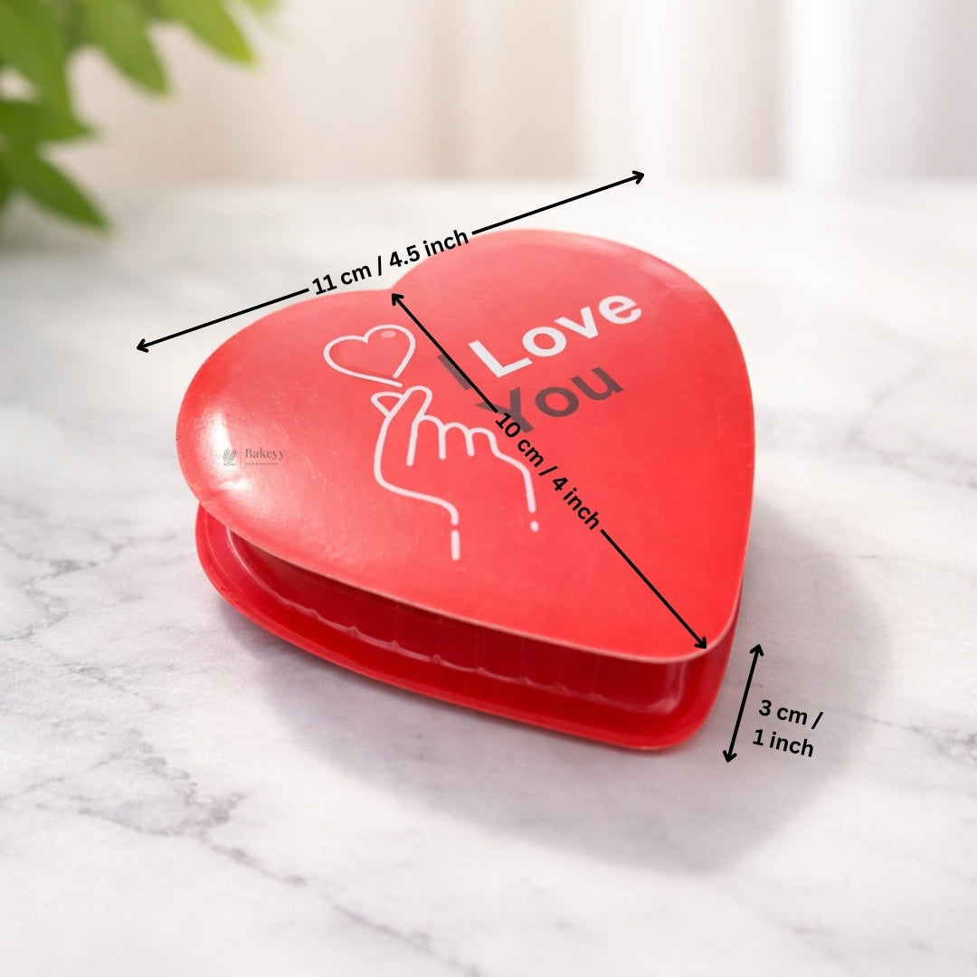 Heart-Shaped Valentine Gift Box | Decorative Chocolate & Dessert Packaging Box | Cavity Chocolate Box | Pack of 10