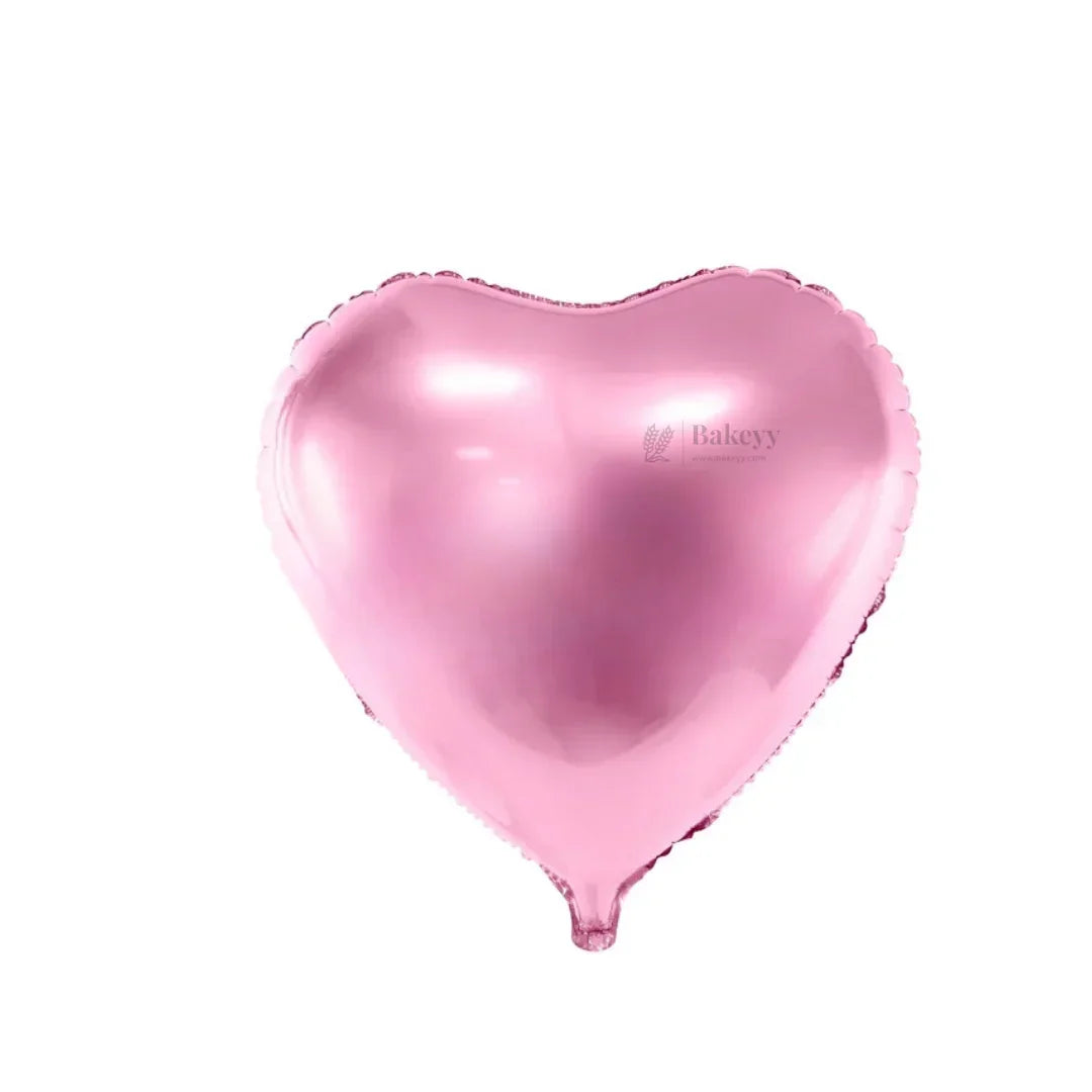 Heart Shape Foil Balloons Set – Metallic Balloons for Birthday, Anniversary & Party Decoration - Pack of 2