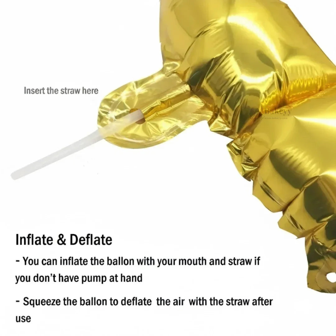 Heart Shape Foil Balloons Set – Metallic Balloons for Birthday, Anniversary & Party Decoration - Pack of 2