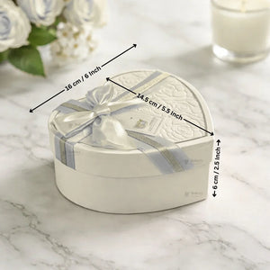 Heart_Shape_White_Rigid_Gift_Box_with_Ribbon_5 - Bakeyy.com