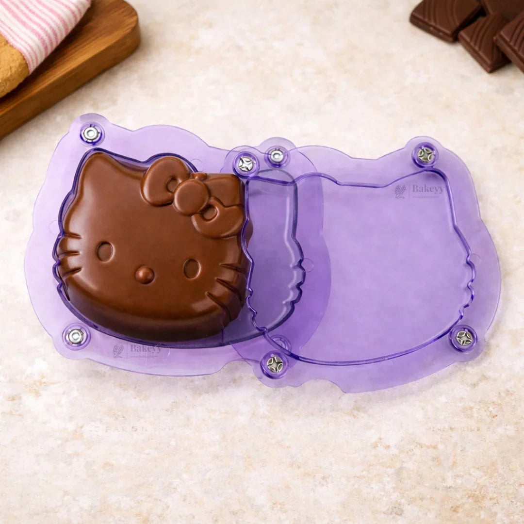 HelloKittyChocolateMould - Bakeyy.com