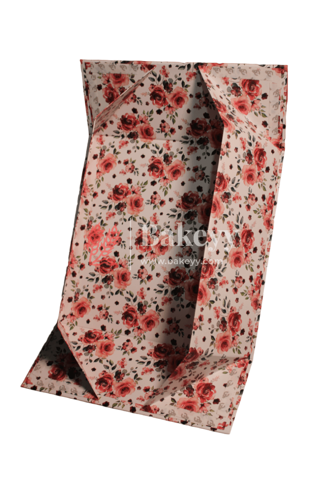 8x8x4 Inch | Collapsible Hamper Boxes | Rigid Box | Cardboard Box | Gift Box - Bakeyy.com - India - 8x8x4 Inch | Collapsible Hamper Boxes | Rigid Box | Cardboard Box | Gift Box - Design 1