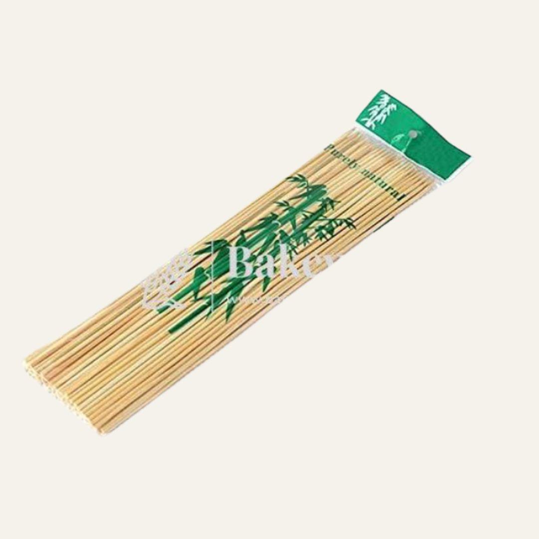 Bamboo Skewers | Pack of 70 | Wood Skewer | Wooden Stick | 2mm - Bakeyy.com - India - Bamboo Skewers | Pack of 70 | Wood Skewer | Wooden Stick | 2mm - 4 Inch