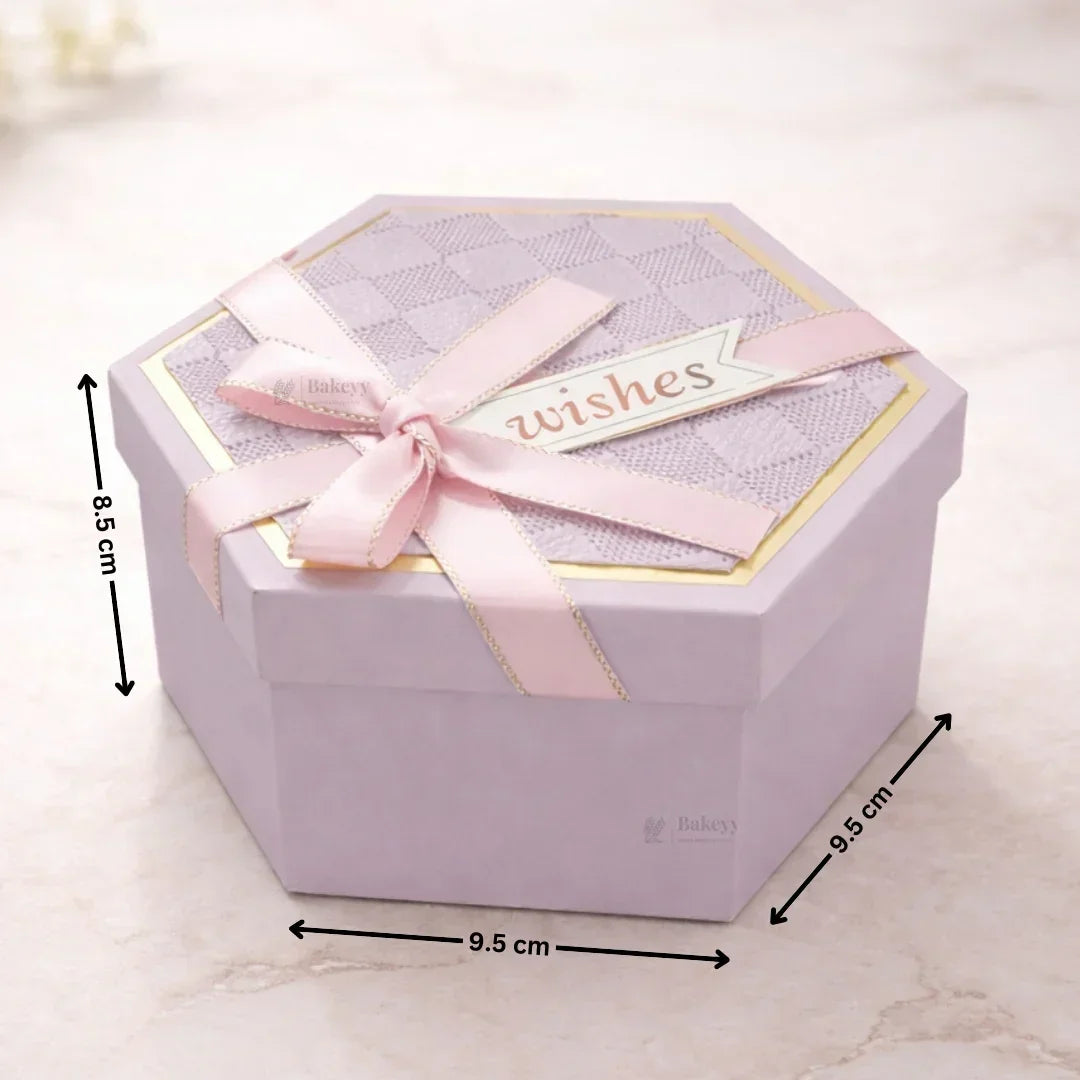 Lavender_Hexagon_Gift_Box_with_Ribbon6 - Bakeyy.com