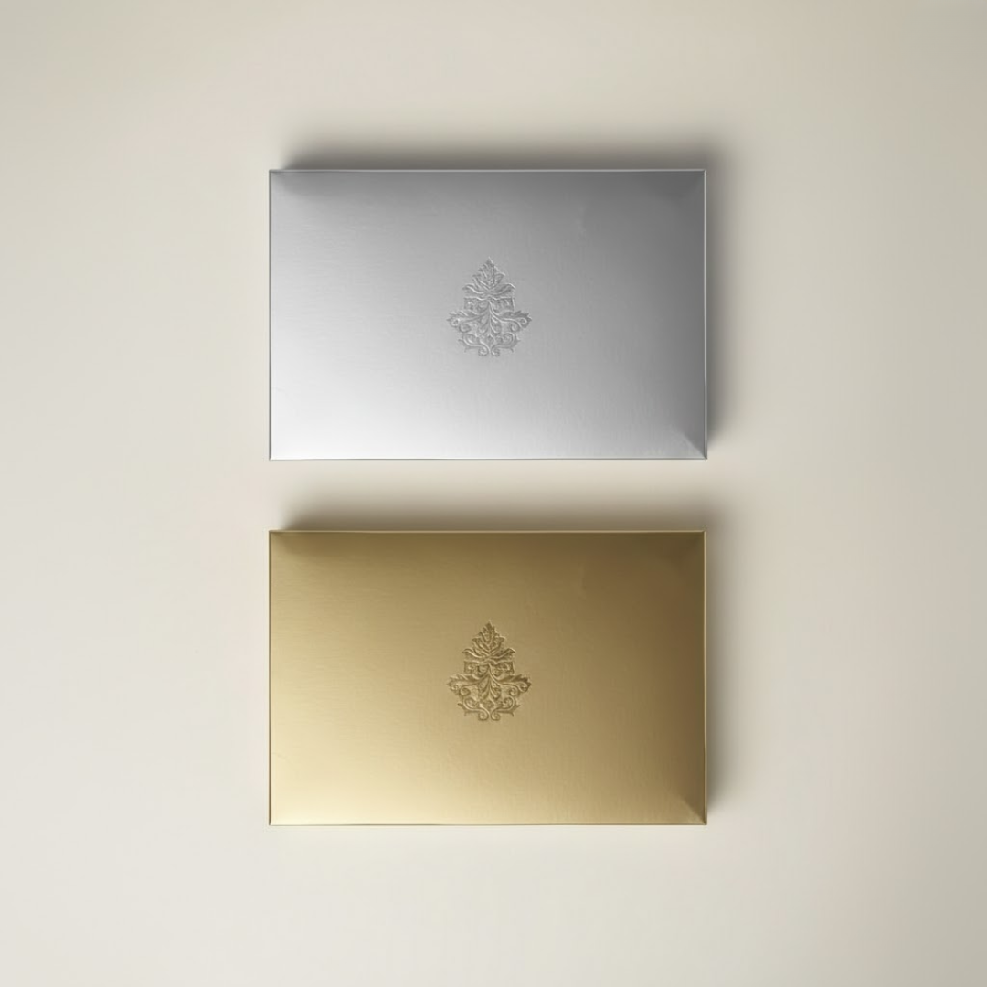 Luxury Flexible Chocolate Gift Box with Gold Tray 24 Cavity Festive & Wedding Packaging Pack of 10