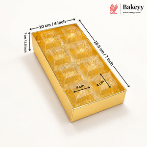 Lotus Printed MDF Hamper Box with 4 Glass Jars | With & Without Chocolate Cavity | Pack of 1