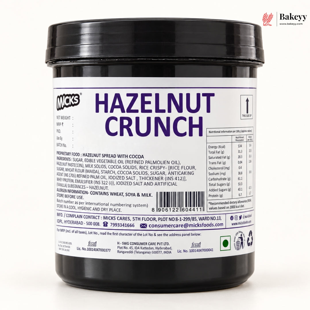MICK'S Hazelnut Crunch Spread | 1 kg