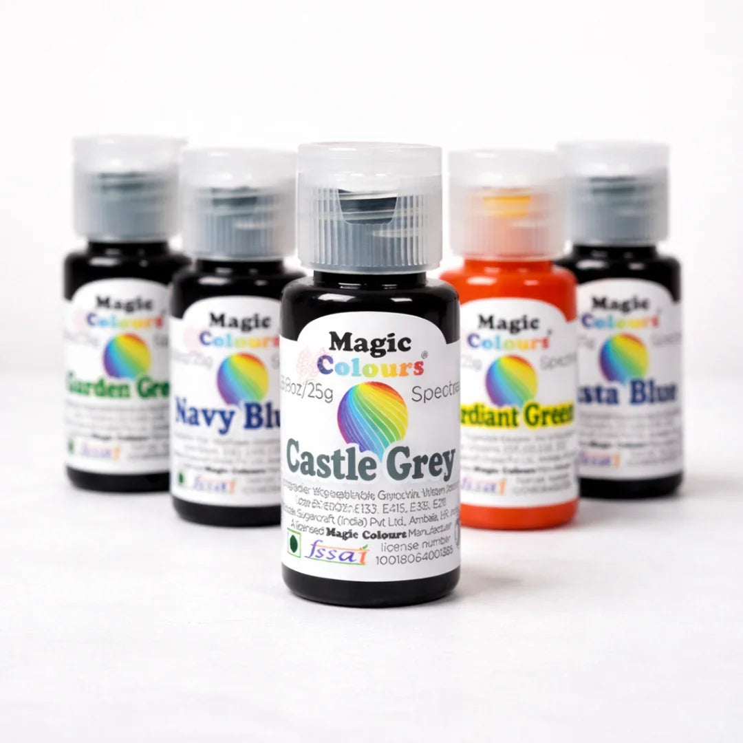 Magic Colours Icing Gel Food Colour 25g | High Concentrate | Magic Colours | Icing Gel Colour | 25g