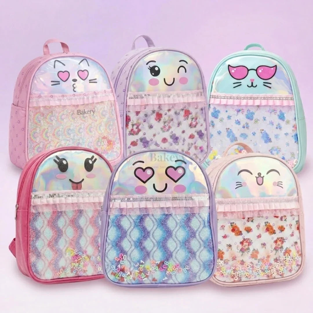 Magical Kawaii Holographic Character Backpack | Pack of 1