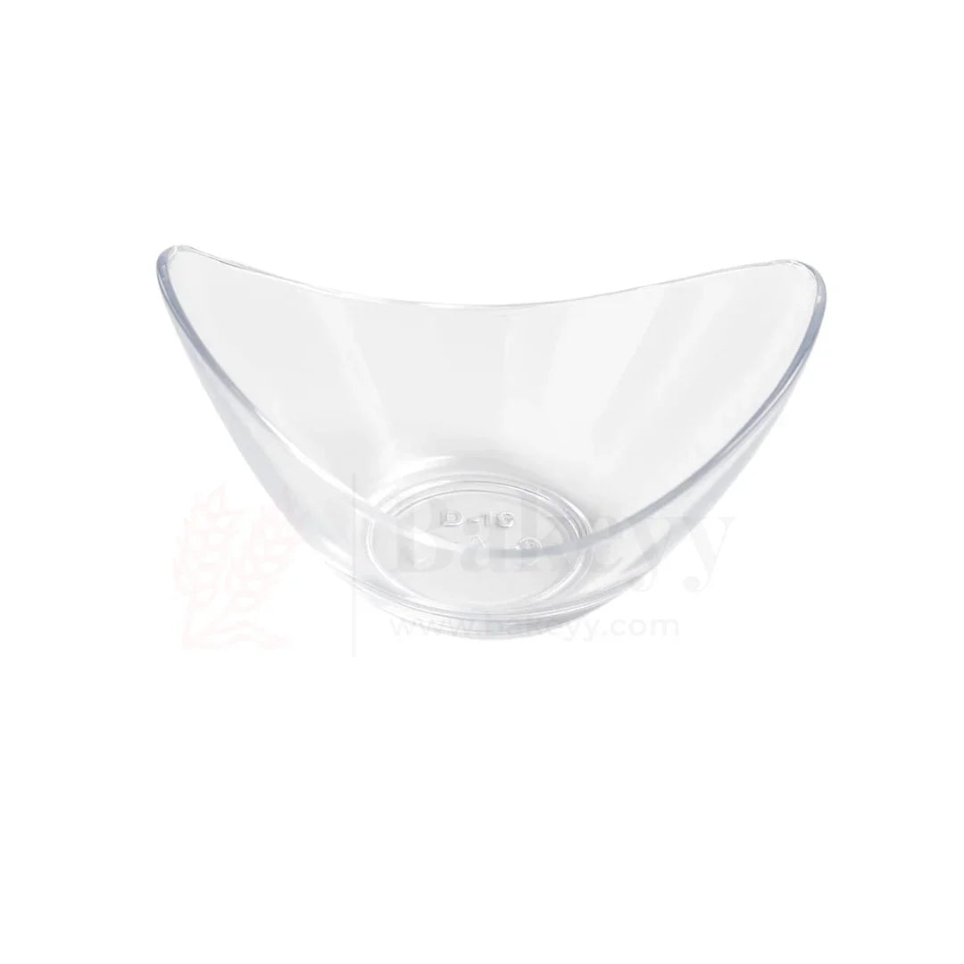Clear Acrylic Bosh Dish Dessert Cup | Pack Of 25 | D12 - Bakeyy.com - India - Clear Acrylic Bosh Dish Dessert Cup | Pack Of 25 | D12 - Default Title