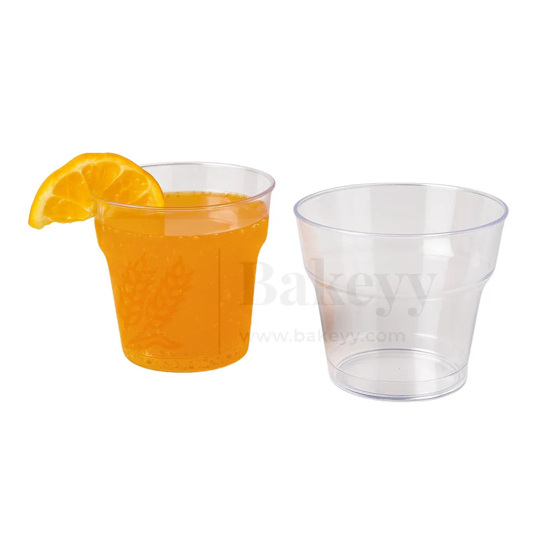 Airline Glass | Beverage & Dessert Cup | 200ml | Pack Of 20 | D50 - Bakeyy.com - India - Airline Glass | Beverage & Dessert Cup | 200ml | Pack Of 20 | D50 - Default Title