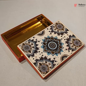 Mandala Printed Sweet & Chocolate Gift Box | With & Without Cavity | Multiple Capacities