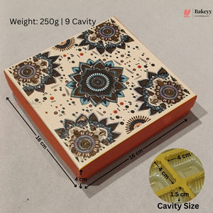 Mandala Printed Sweet & Chocolate Gift Box | With & Without Cavity | Multiple Capacities