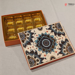 Mandala Printed Sweet & Chocolate Gift Box | With & Without Cavity | Multiple Capacities