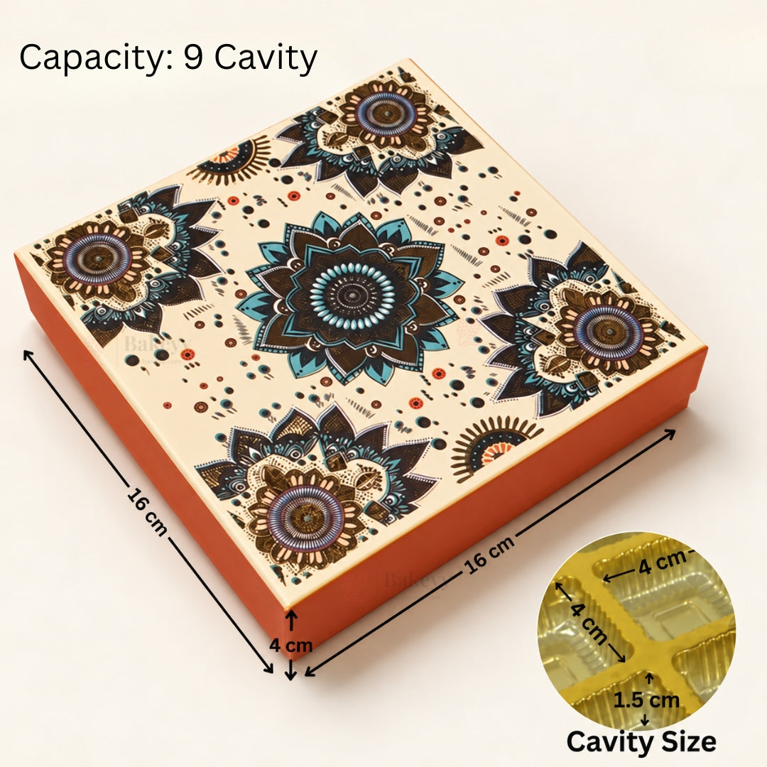 Mandala Printed Sweet Gift Box
