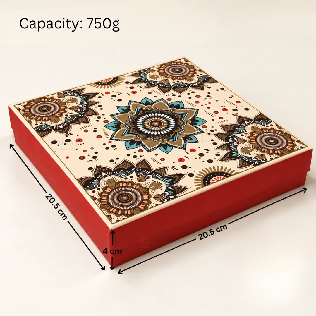 Mandala Printed Sweet Gift Box