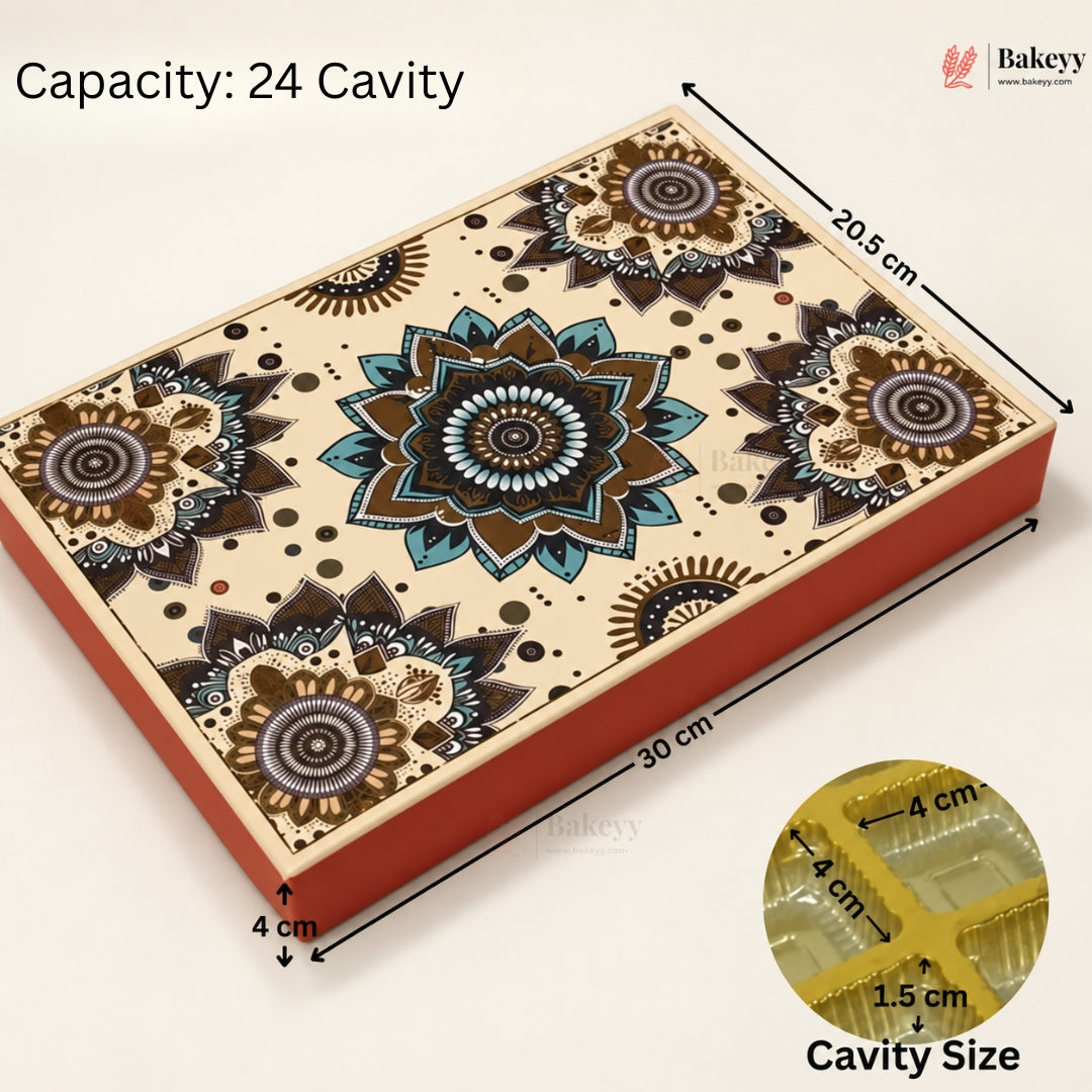 Mandala Printed Sweet Gift Box