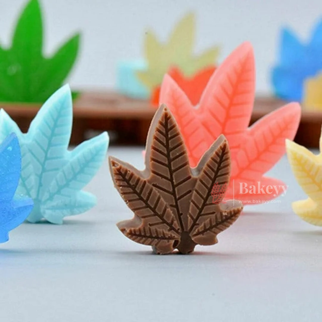11 Cavity | Marijuana Leaf Design Silicone Chocolate Mould | Pack of 1
