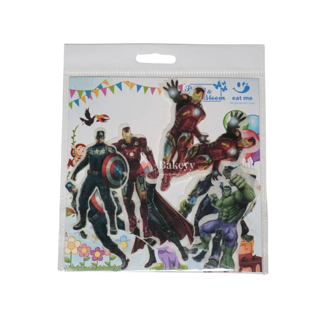 Pre-Cut | Edible Wafer |  Marvel Theme | Pack Of 10