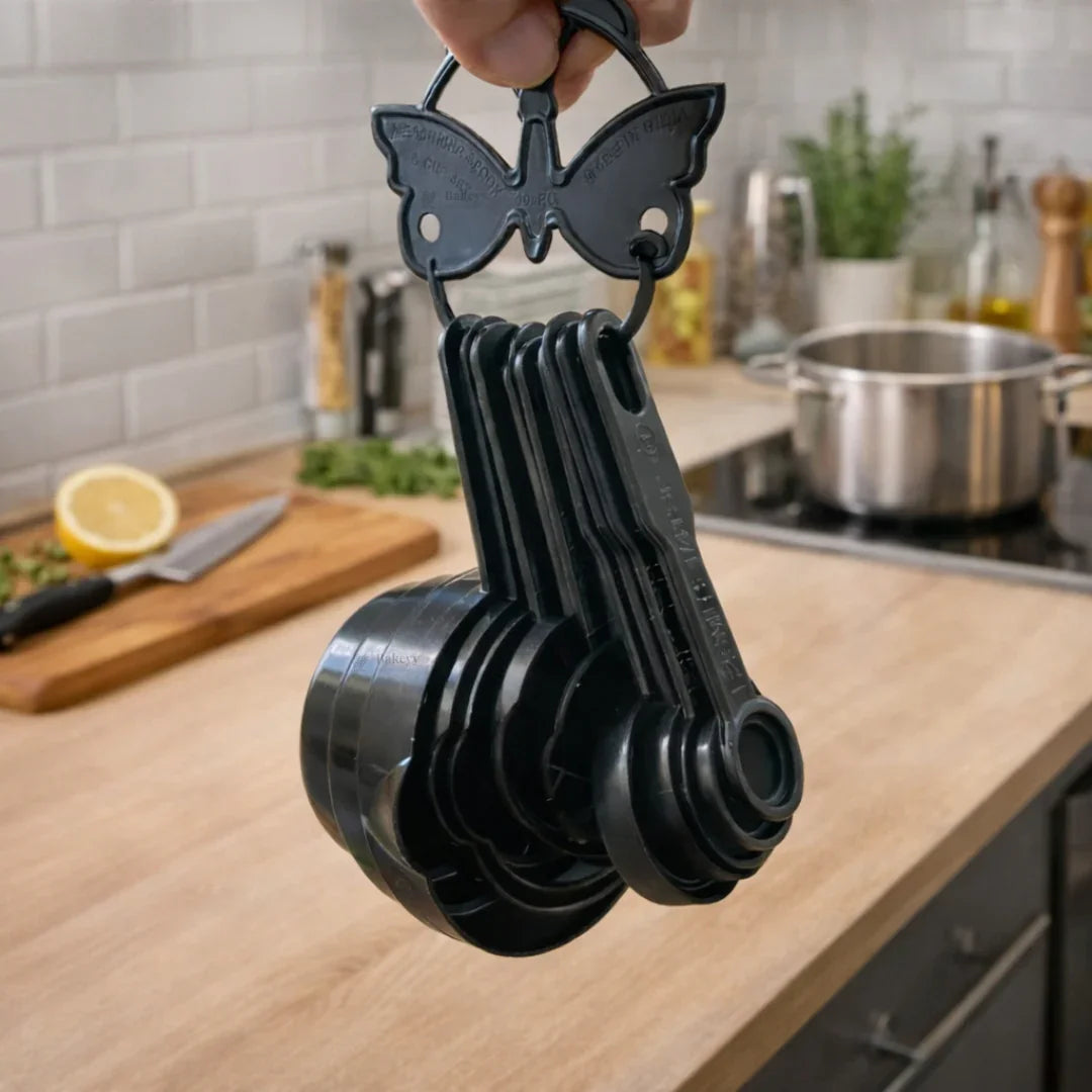 Measuring Cups & Spoons Set | Multi Size Baking and Kitchen Measuring Set | 10 Measuring cups per Pack | Pack of 1