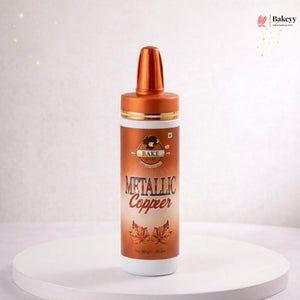 Metallic Food Color Powder | Rose Gold, Copper, Gold & Silver | 25gm Each | Pack of 1