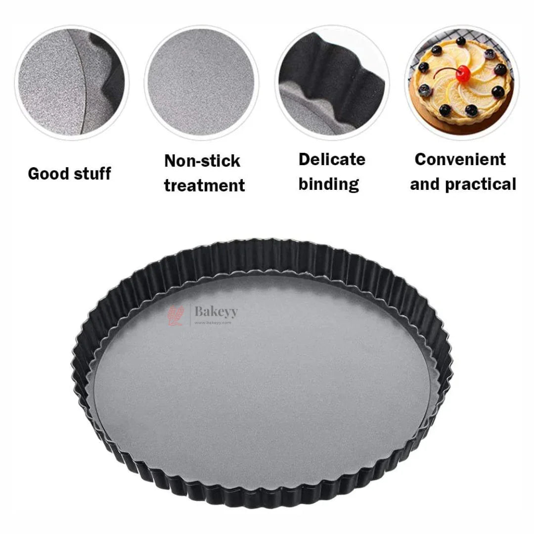 Non-Stick Pie Dish with Removable Bottom | Tart Pan