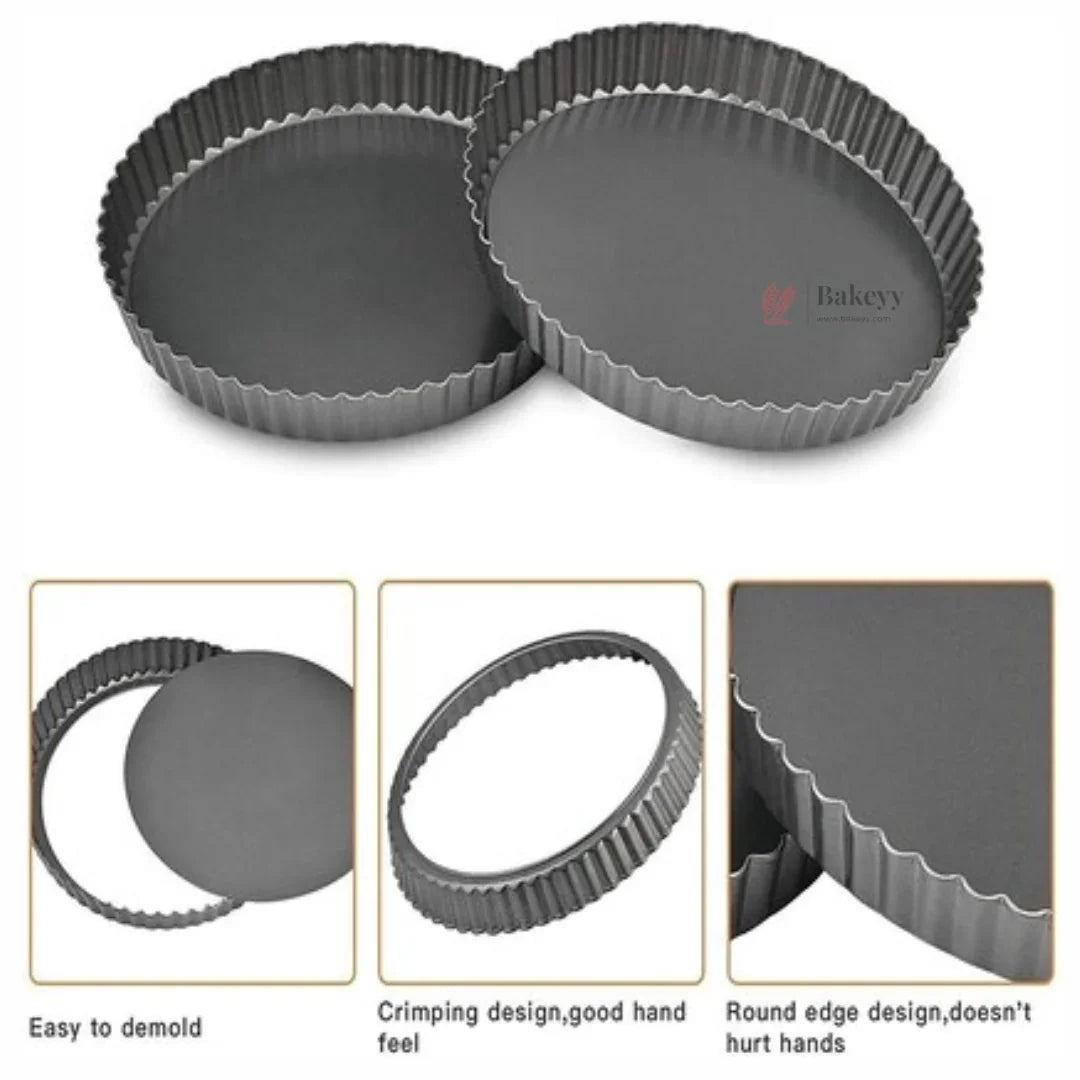 Non-Stick Pie Dish with Removable Bottom | Tart Pan