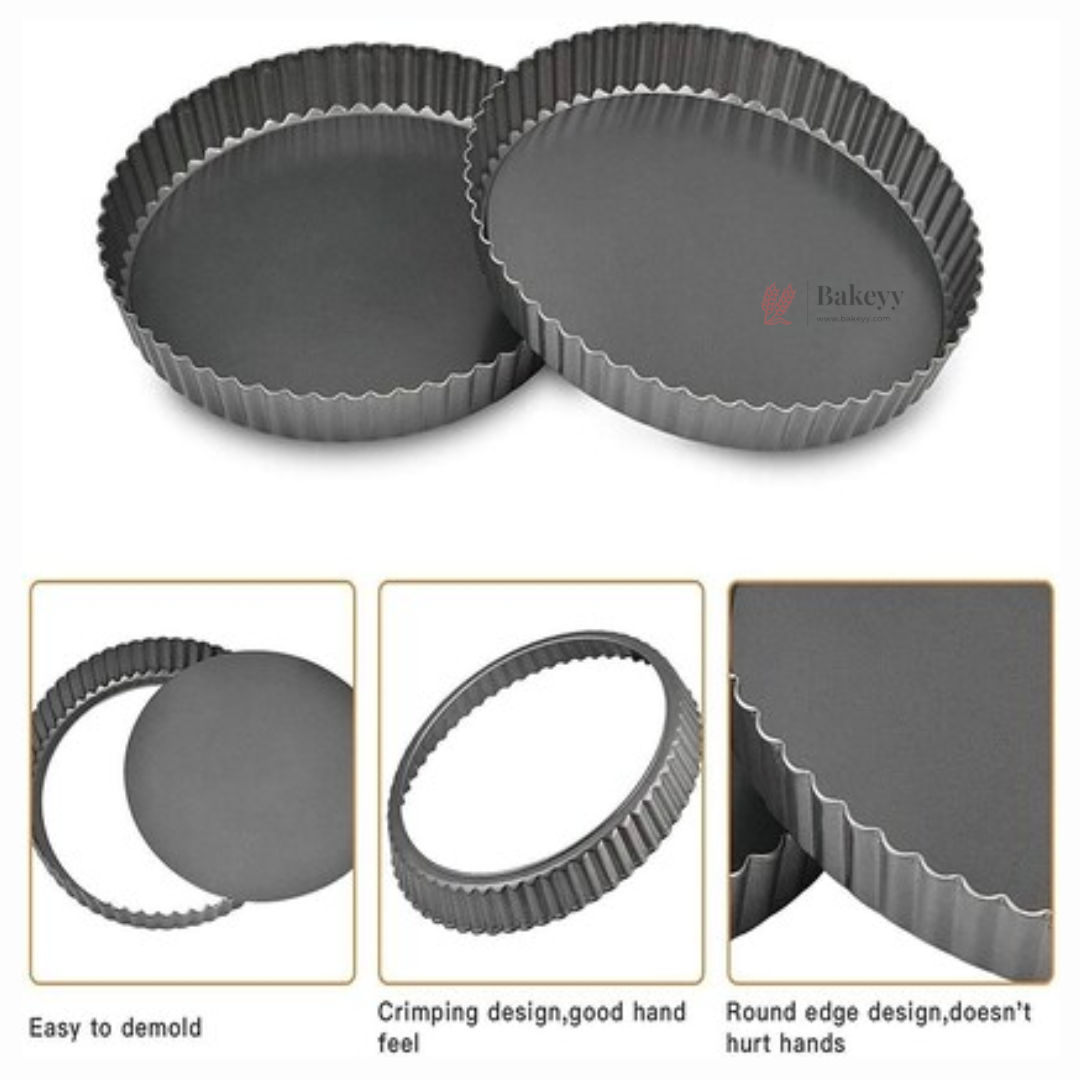 Non-Stick Pie Dish with Removable Bottom | Tart Pan