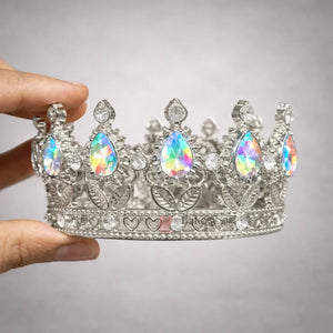 MiniRoyalCrownCakeTopperDecorativeSliverCrownwithCrystalStonesPackof1_9 - Bakeyy.com