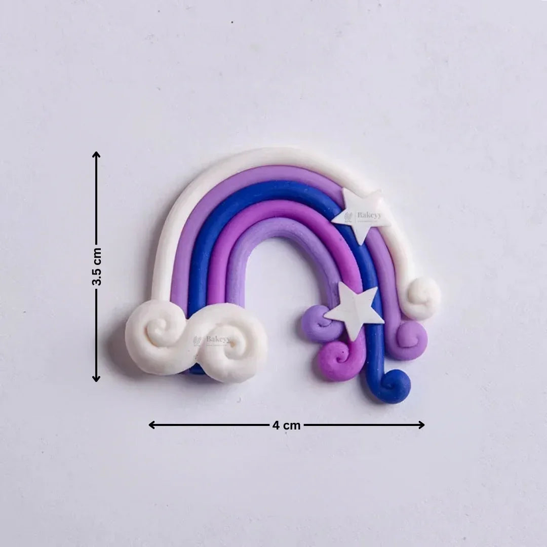 Mini Rainbow Cake Decoration Toppers | Cake Décor toppers | DIY Mini Toppers | Pack of 2 - Bakeyy.com - India - Mini Rainbow Cake Decoration Toppers | Cake Décor toppers | DIY Mini Toppers | Pack of 2 - Design 1 32.00