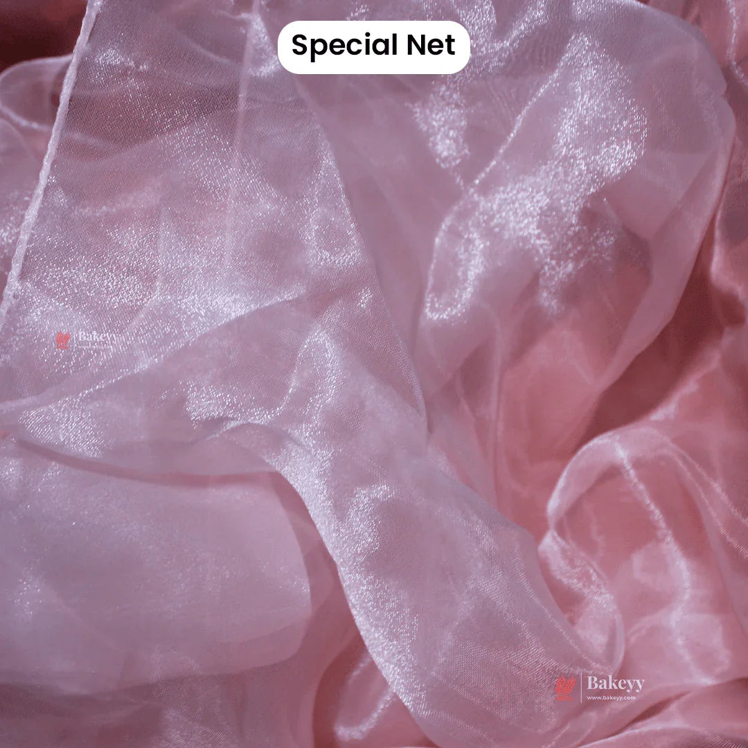 Crystal Mesh Hamper Gift Set | Mint, Ivory, and Pink | Elegant Square Gifting Tray - Bakeyy.com - India - Crystal Mesh Hamper Gift Set | Mint, Ivory, and Pink | Elegant Square Gifting Tray - Mint Green / Small - 8 Inch