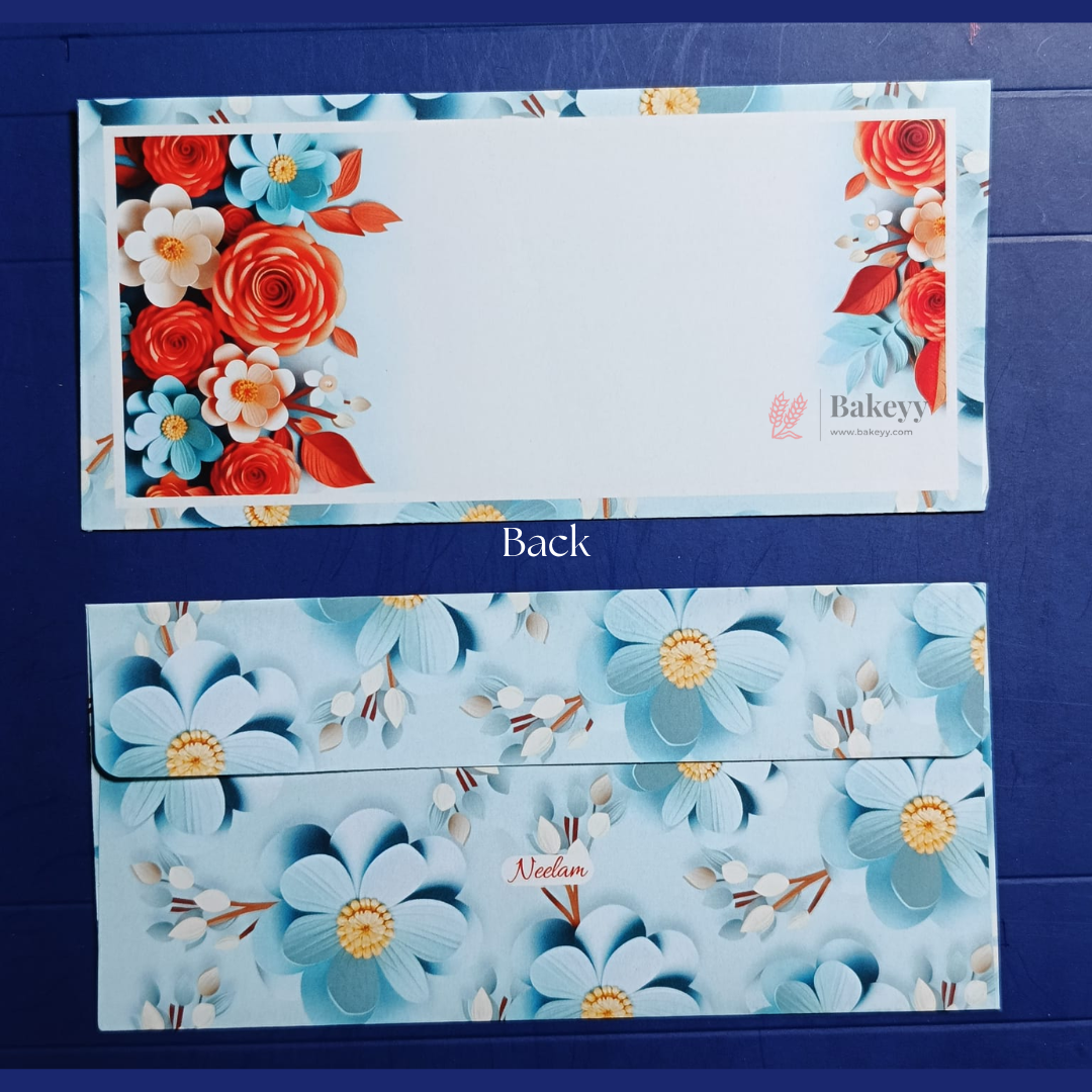 Floral & Artistic Printed Money Envelopes | Premium Cash & Gift Envelopes | Multiple Elegant Designs | Pack of 25