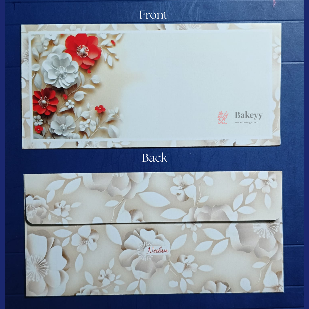 Floral & Artistic Printed Money Envelopes | Premium Cash & Gift Envelopes | Multiple Elegant Designs | Pack of 25