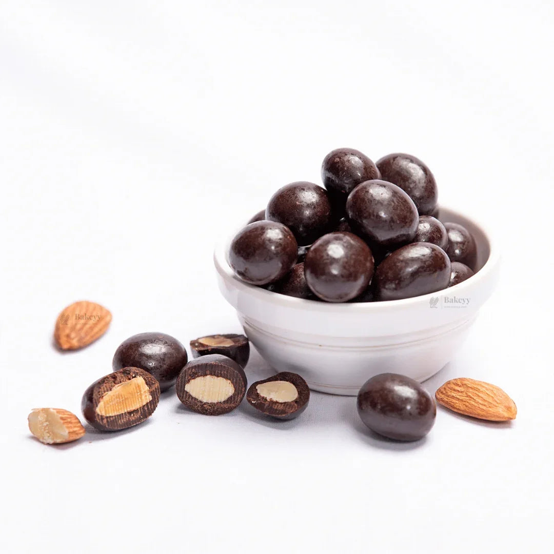 Morde Chocolate Coated Almonds | Crunchy Almonds Covered in Chocolate | 500g Weight | Pack of 1