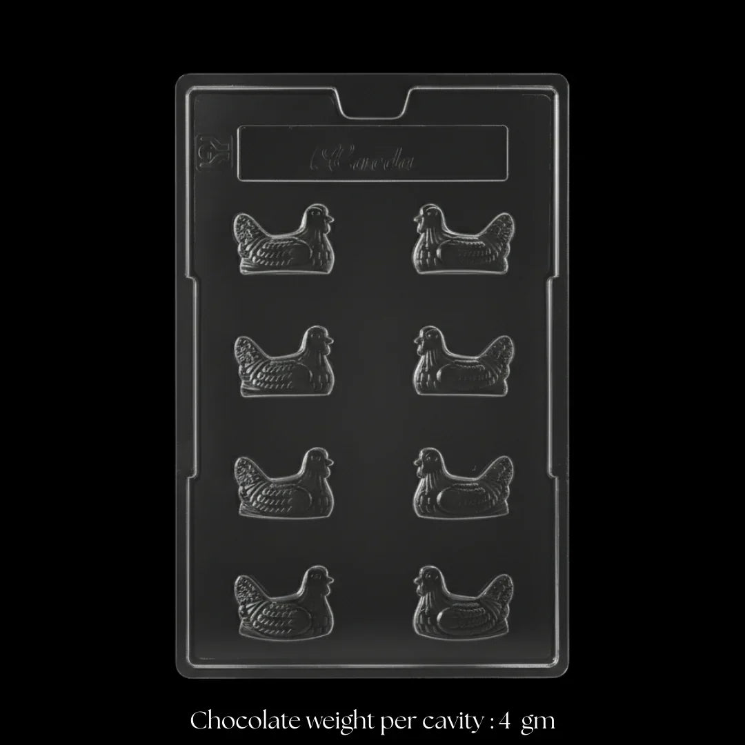 Mould112SmallChickenChocolateMould8CavityPackof1_1 - Bakeyy.com