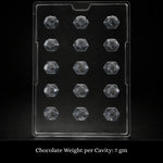 Mould201GeometricDiamondChocolateMould_3 - Bakeyy.com
