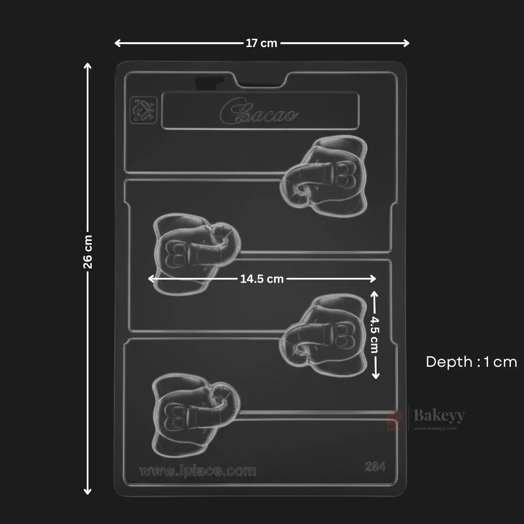 Mould 294 | Elephant Face Chocolate Lollipop Mould | 4 Cavity | Cute Character Chocolate Making Tray