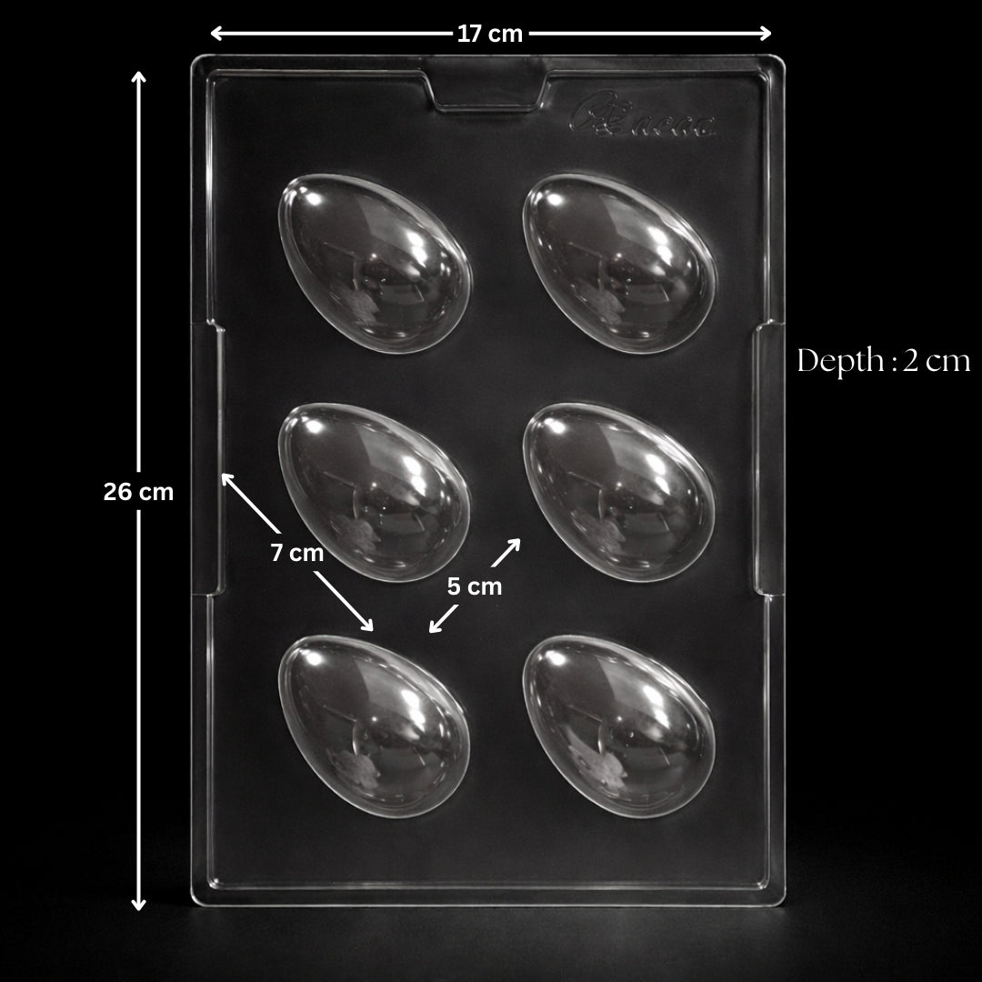 Mould 258 | Egg Chocolate Mold | 9 Cavity | Pack of 1